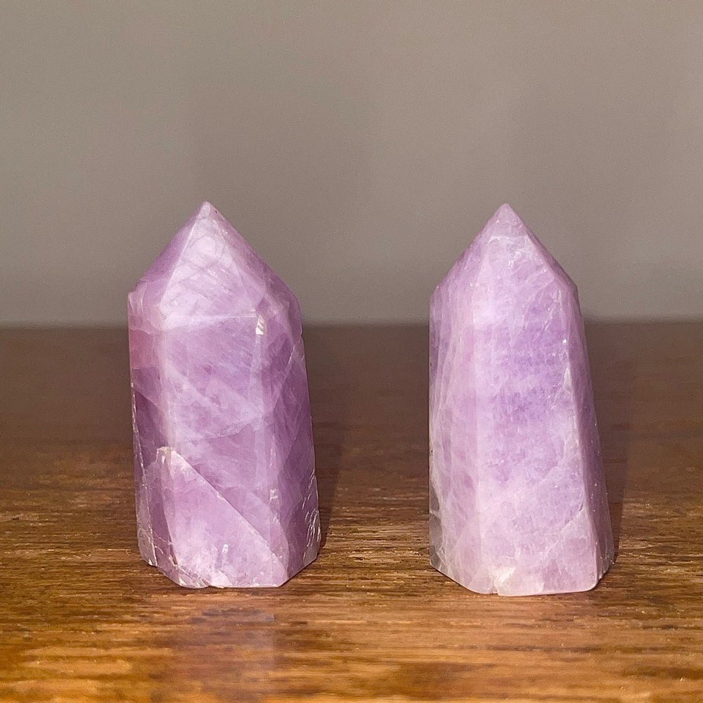 SET of 2 Kunzite Towers